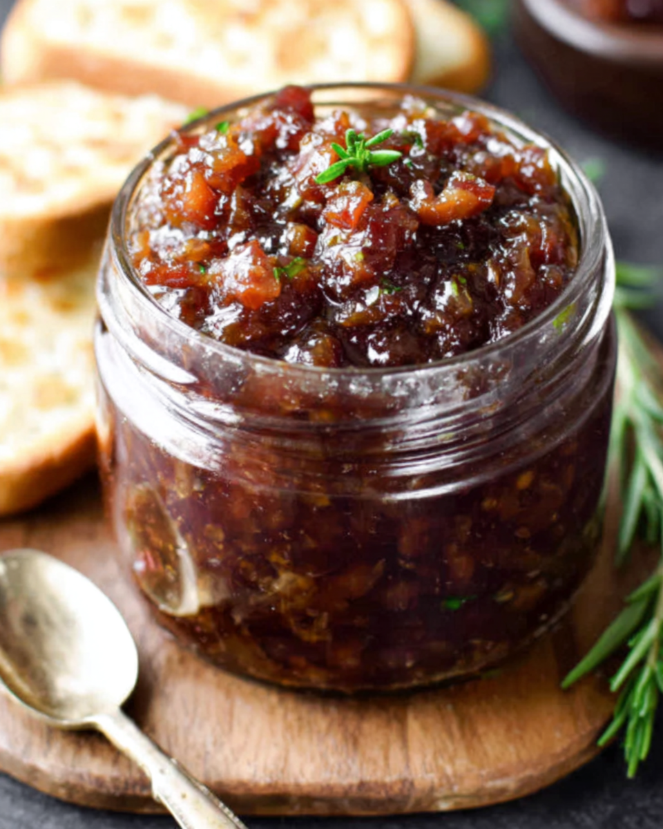 Apple Whiskey Bacon Jam: A Sweet & Smoky Spread
