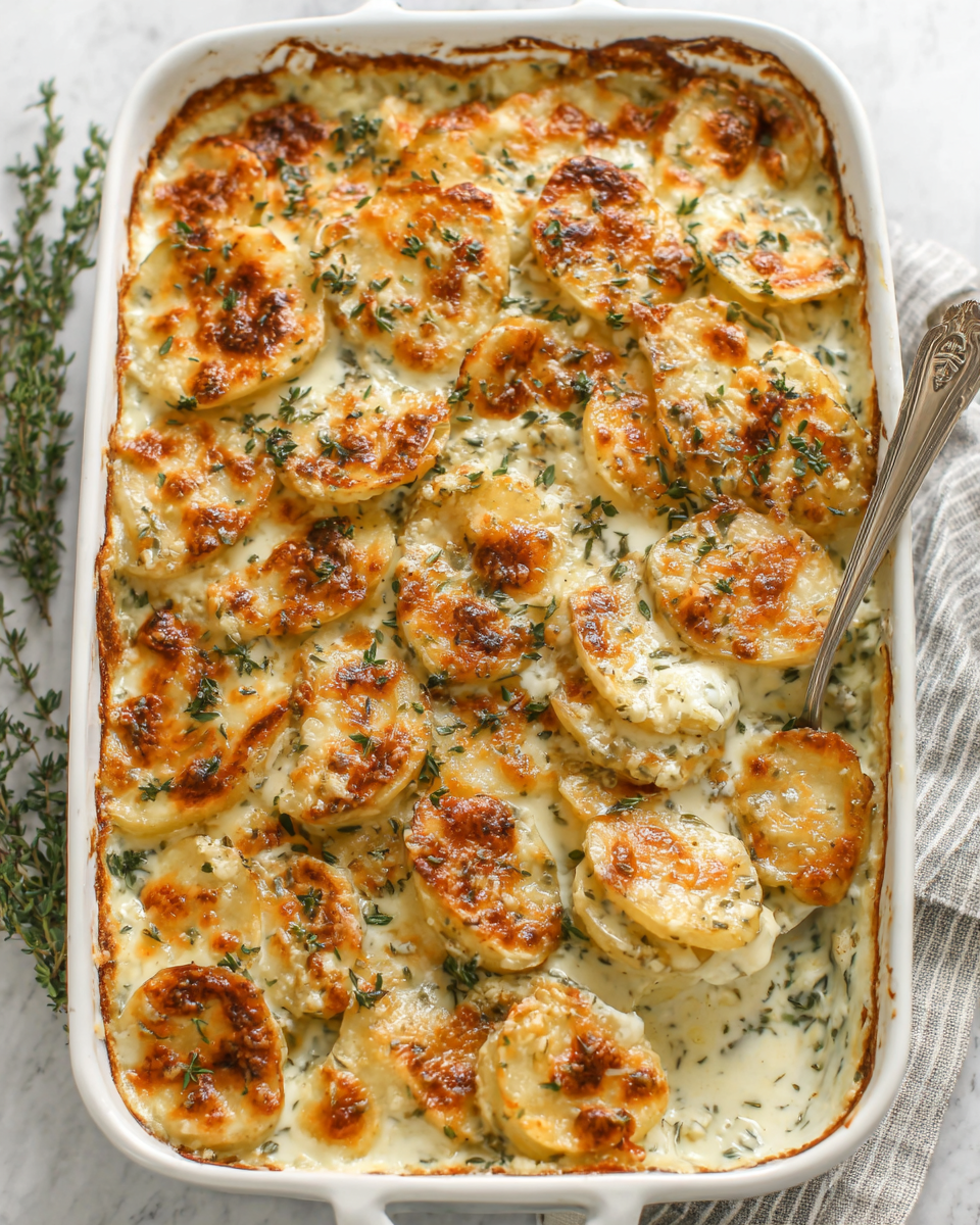Creamy Scalloped Potatoes Recipe – Perfect Side Dish!