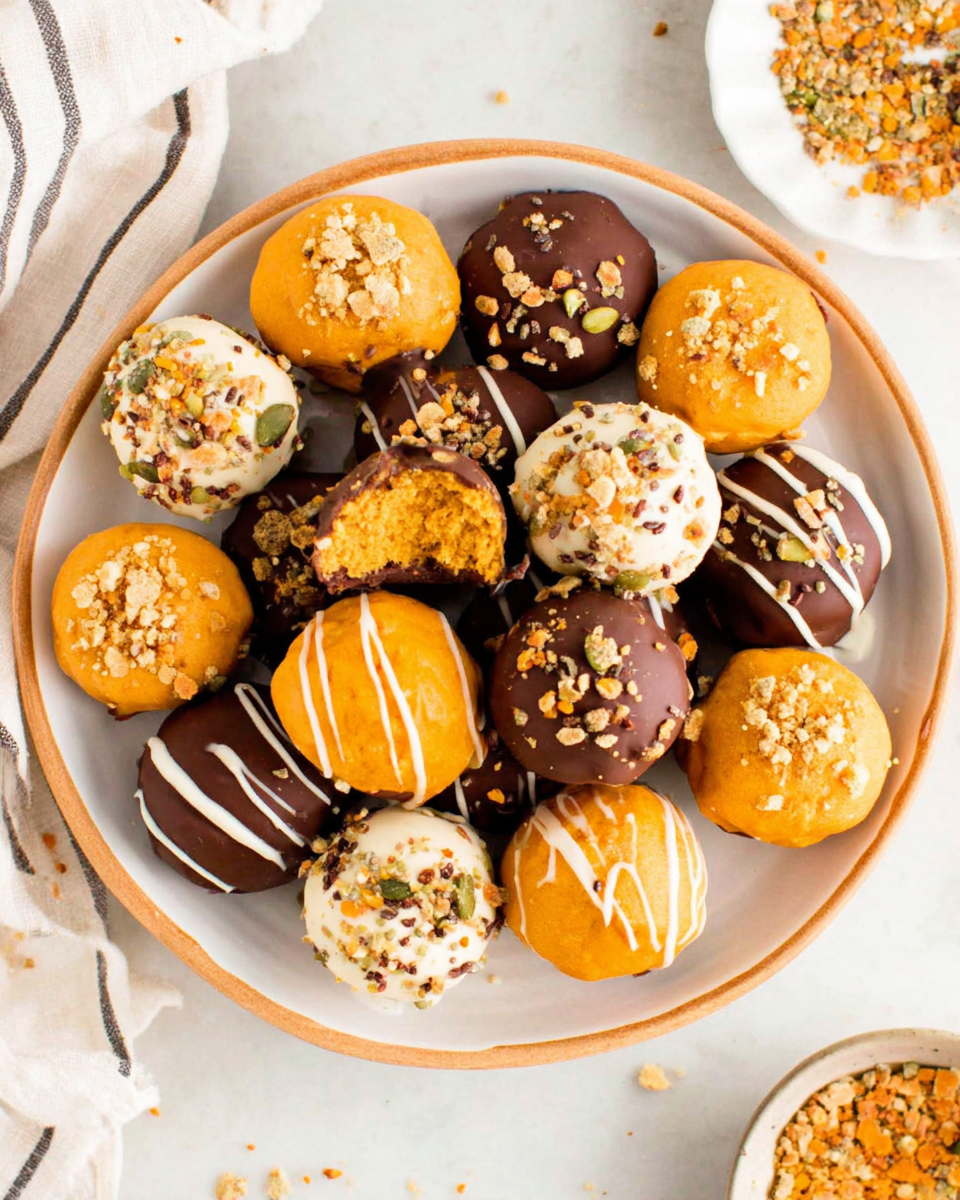 Deliciously Guilt-Free Healthy Pumpkin Truffles