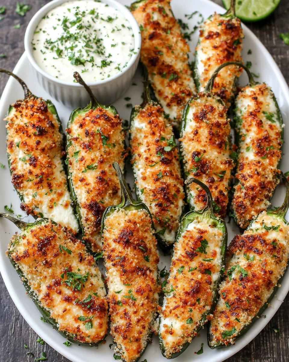 Deliciously Spicy Baked Jalapeño Poppers Recipe