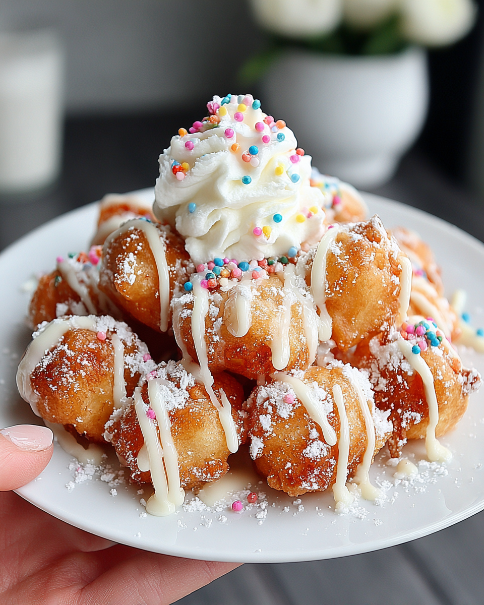 Delightful Funnel Cake Bites in the Air Fryer
