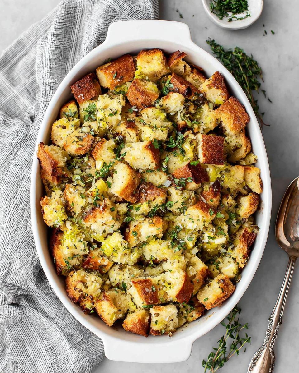 Delightful Homemade Stuffing for Holiday Feasts