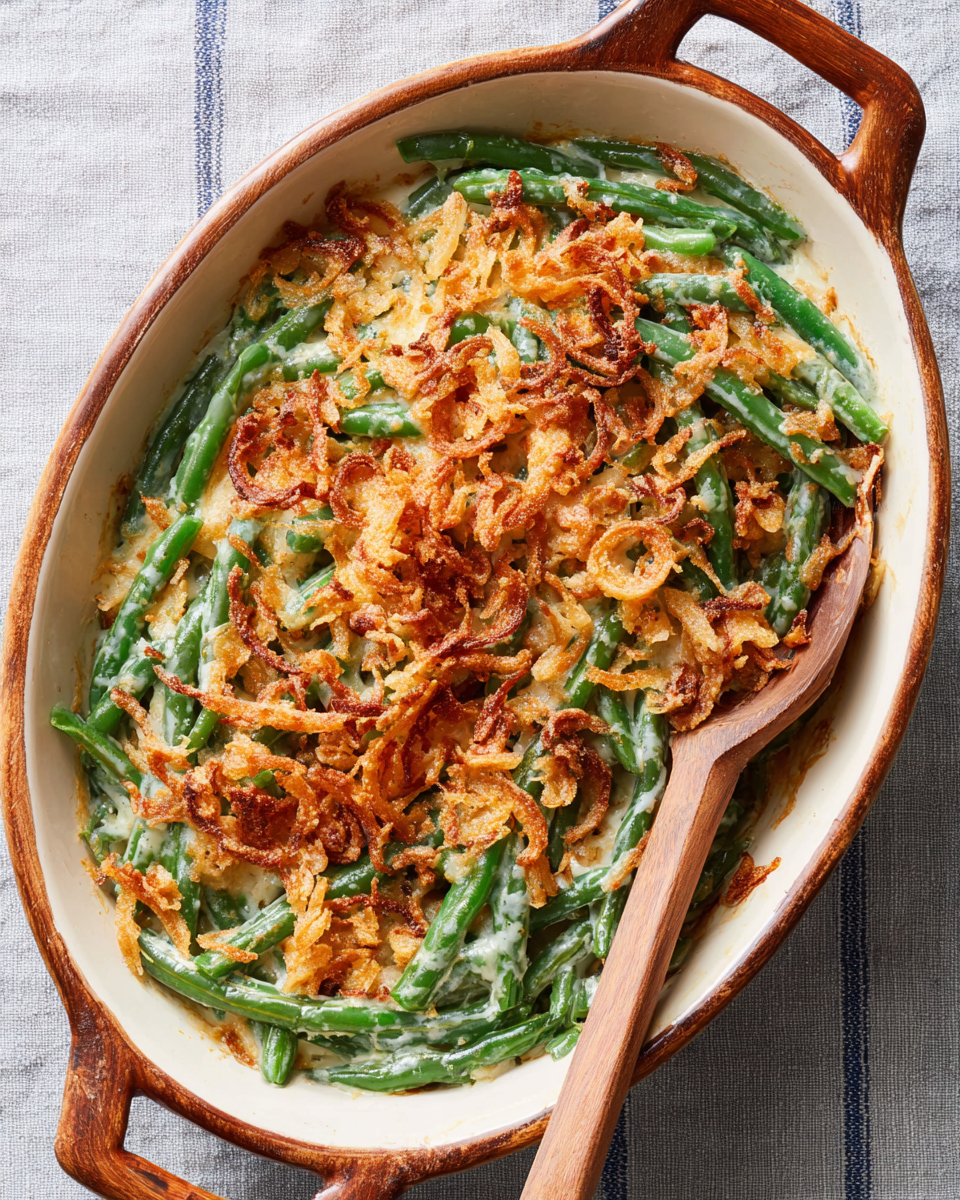 Delightful Southern Green Bean Casserole for Thanksgiving