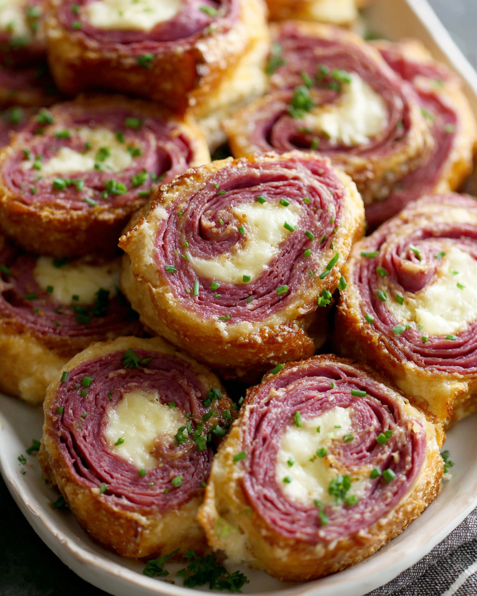 Easy Reuben Pinwheels for Memorable Party Appetizers