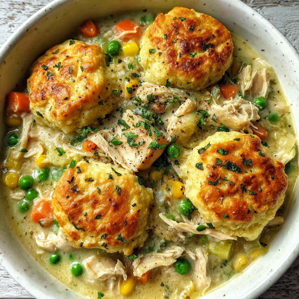Hearty Crustless Chicken Pot Pie for Comforting Meals
