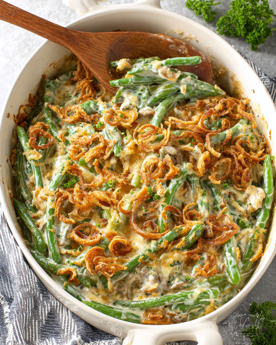 Making a Quick and Easy Green Bean Casserole