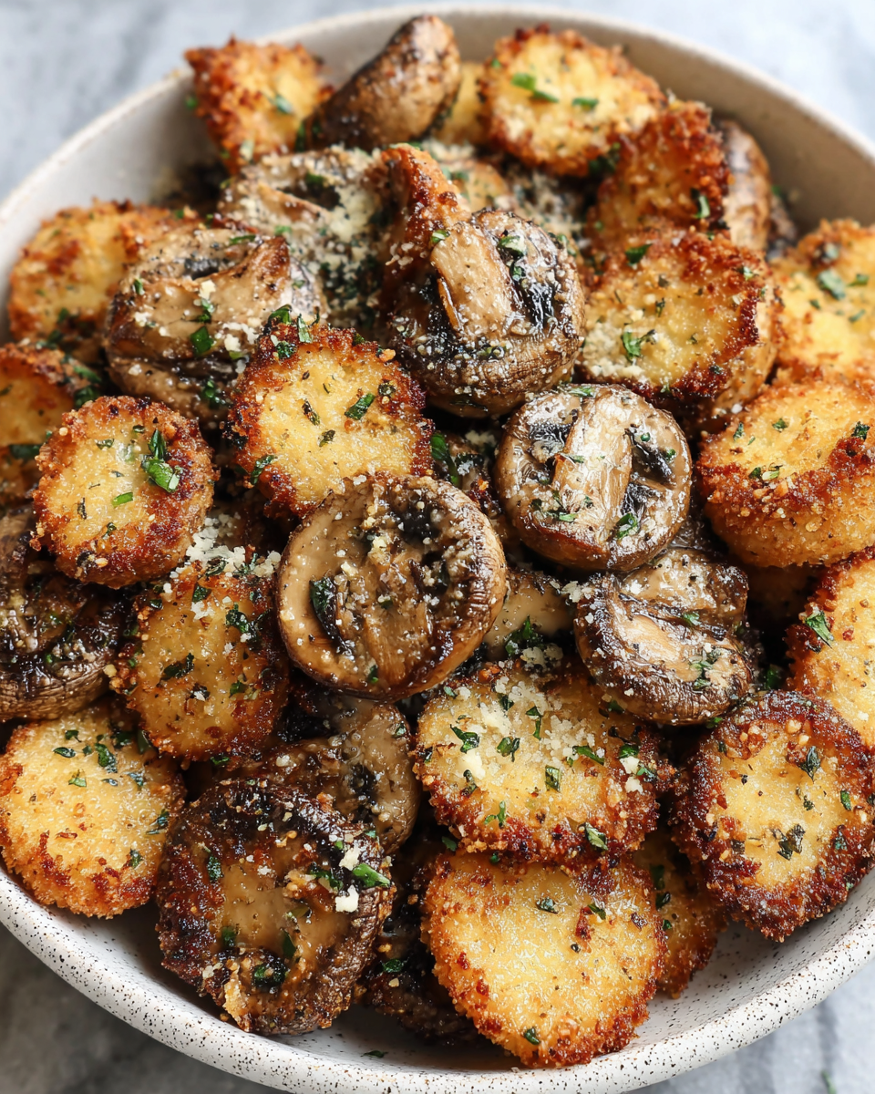 Addictive Air Fryer Ranch Mushrooms – Your New Go-To Snack!