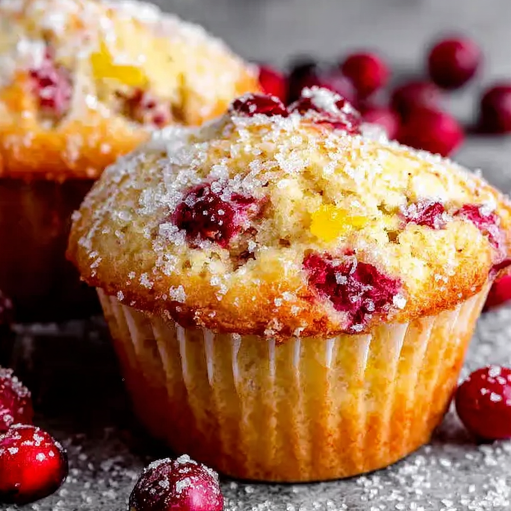 Citrus Orange Cranberry Muffins for Home Bakers