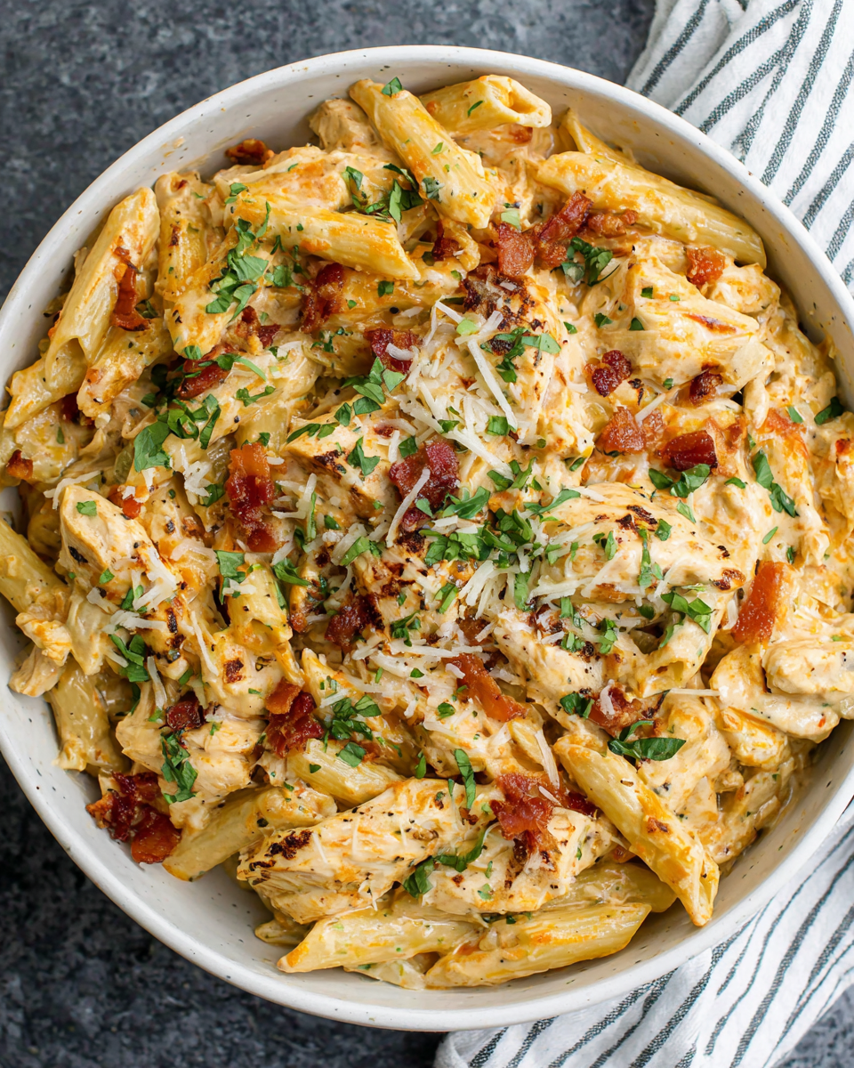 Crack Chicken Penne: A Comforting Pasta Delight