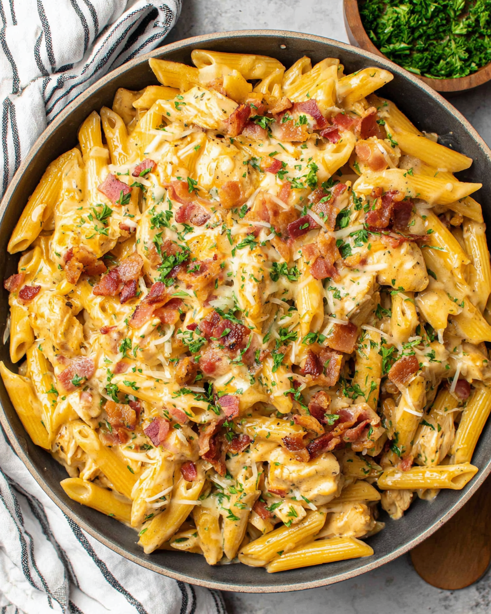 Deliciously Simple Crack Chicken Penne Recipe