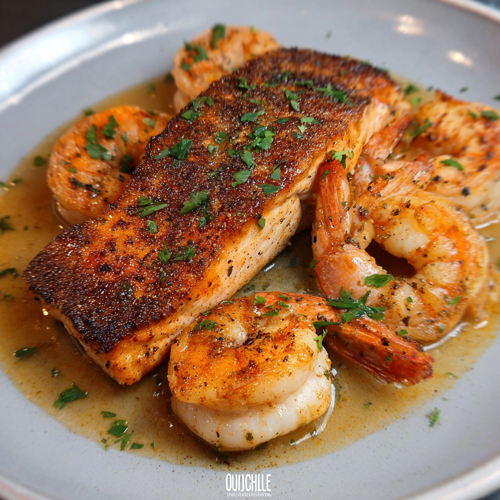 Cajun Shrimp and Salmon: A Flavorful Fusion Dish