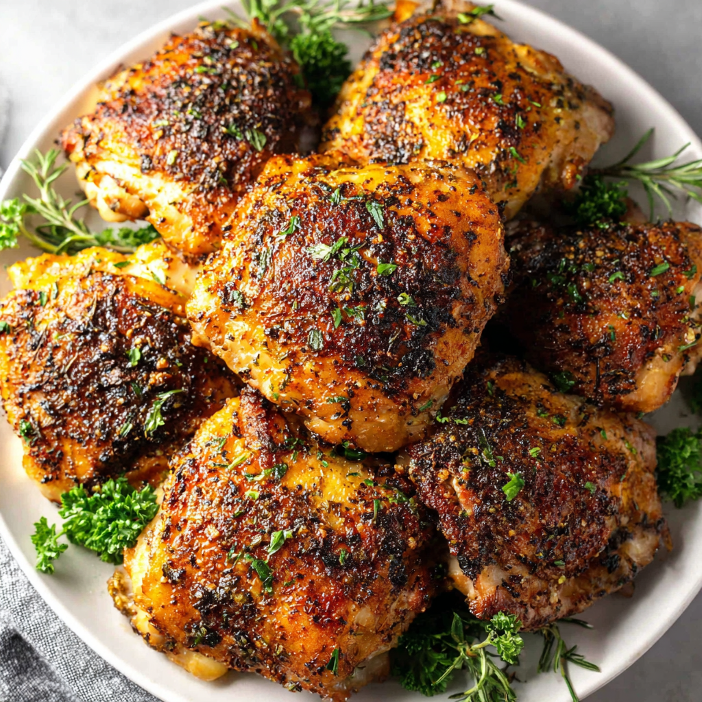 Savory Oven Baked Chicken Thighs for Everyone